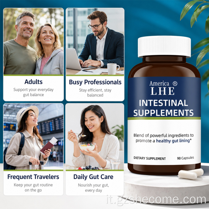 Integratori intestinali Salute intestinale Comfort digestivo